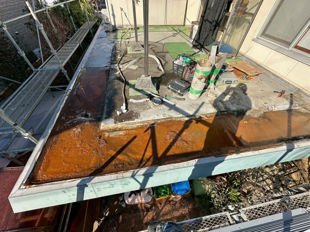 防水工事施工前